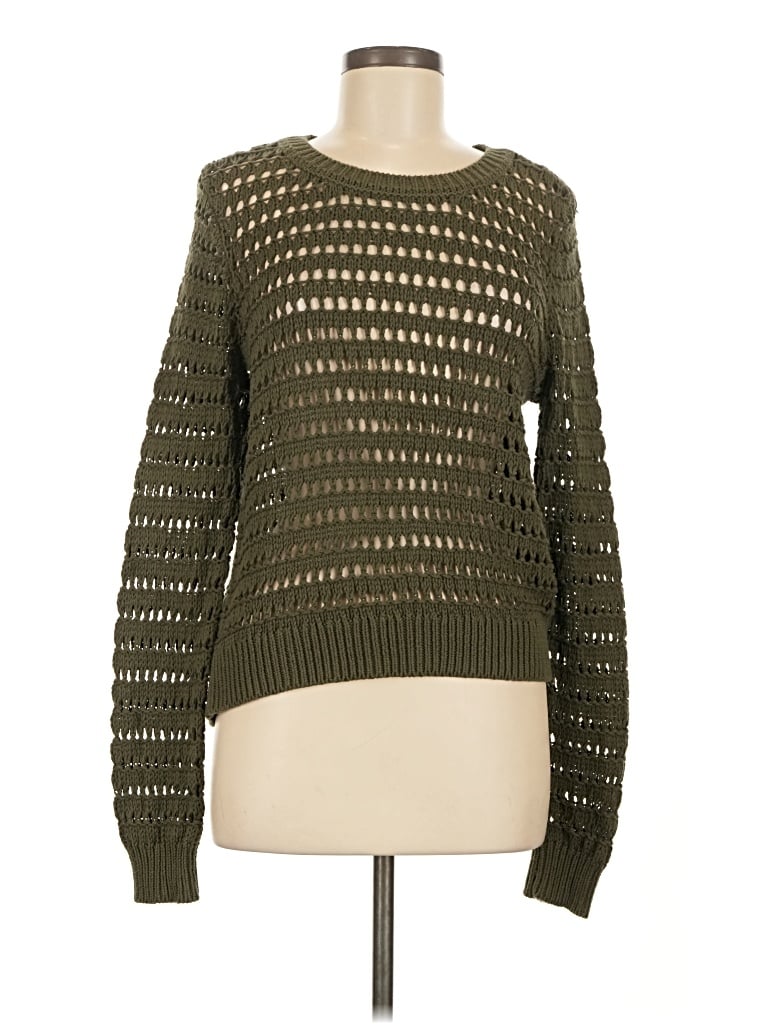 Pre-owned Halogen Pullover Sweater In Green