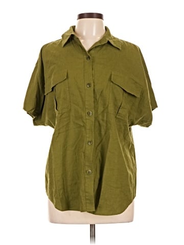 Trina Turk Short Sleeve Button-Down Shirt (view 1)