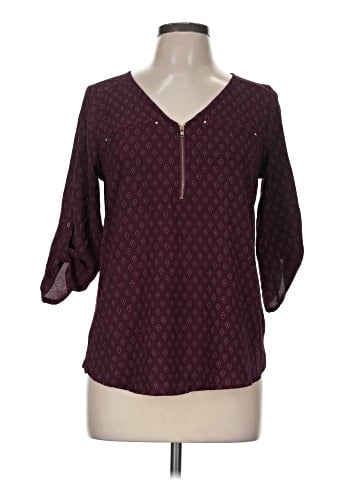 Tempted 3/4 Sleeve Blouse (view 1)