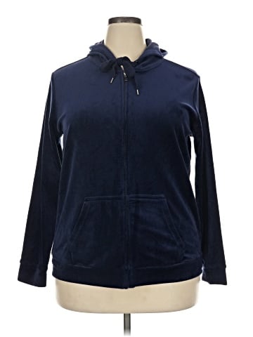 Gloria Vanderbilt Zip Up Hoodie (view 1)