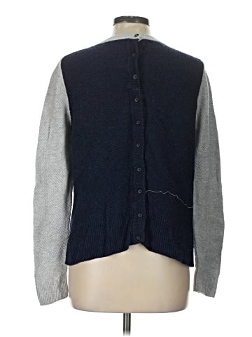 Madewell Backroad Button-Back Sweater in Colorblock (view 2)