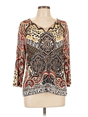 Chico's 3/4 Sleeve Blouse (view 1)