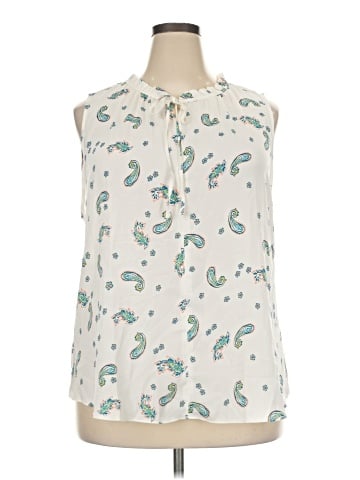 Ann Taylor LOFT Sleeveless T-Shirt (view 1)