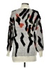 Sisters Animal Print Gray Pullover Sweater Size S - photo 2