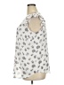 Ann Taylor LOFT 100% Polyester Gray Sleeveless Blouse Size 18 - photo 5