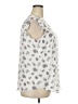 Ann Taylor LOFT 100% Polyester Gray Sleeveless Blouse Size 18 - photo 4