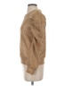 Express 100% Polyester Metallic Tan Pullover Sweater Size XS - photo 5