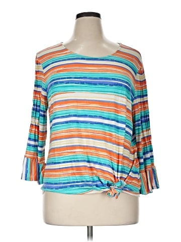 Ruby Rd. 3/4 Sleeve Top (view 1)