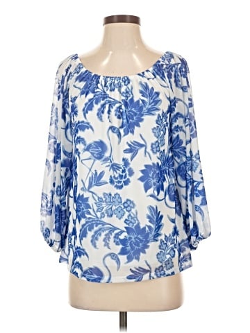 G by Giuliana Rancic 3/4 Sleeve Blouse (view 1)