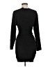 Olivaceous Solid Black Cocktail Dress Size M - photo 2