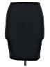 Bebe Solid Black Casual Skirt Size 8 - photo 1