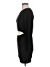 Olivaceous Solid Black Cocktail Dress Size M - photo 5