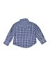 Wrangler Jeans Co Checkered-gingham Blue Long Sleeve Button-Down Shirt Size 6-9 mo - photo 2