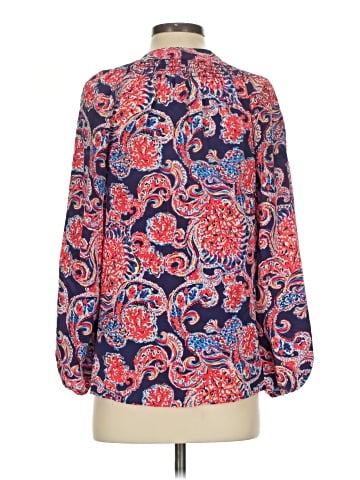 Lilly Pulitzer 3/4 Sleeve Silk Top (view 2)
