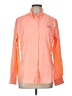 Columbia 100% Polyester Color Block Orange Long Sleeve Blouse Size L - photo 1