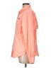 Columbia 100% Polyester Color Block Orange Long Sleeve Blouse Size L - photo 5