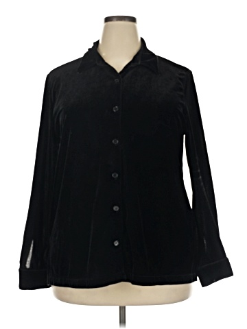 White Stag Long Sleeve Button-Down Shirt (view 1)