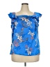 Liz Claiborne 100% Polyester Blue Sleeveless Blouse Size XXL - photo 1