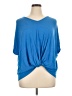 Tresics Blue Short Sleeve Top Size XL - photo 1