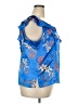 Liz Claiborne 100% Polyester Blue Sleeveless Blouse Size XXL - photo 4