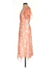 DKNY 100% Polyester Paisley Orange Cocktail Dress Size 0 - photo 5