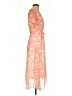 DKNY 100% Polyester Paisley Orange Cocktail Dress Size 0 - photo 4