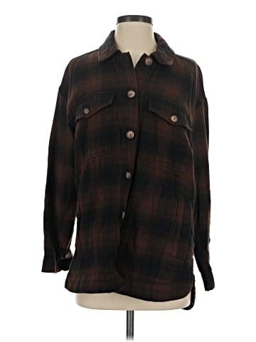 Madewell Flannel Shirt-Jacket in Gelston Plaid (view 1)
