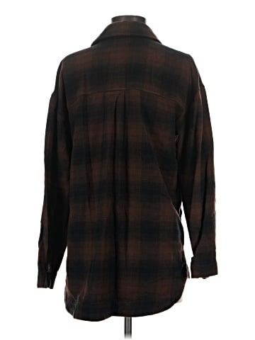 Madewell Flannel Shirt-Jacket in Gelston Plaid (view 2)