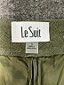 Le Suit 100% Polyester Chevron-herringbone Green Dress Pants Size 4 - photo 4