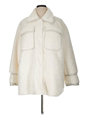 Maeve by Anthropologie Faux Fur Jacket (view 1)