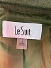 Le Suit 100% Polyester Green Blazer Size 4 - photo 6