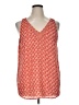 Maurices 100% Polyester Orange Sleeveless Blouse Size 1X - photo 1