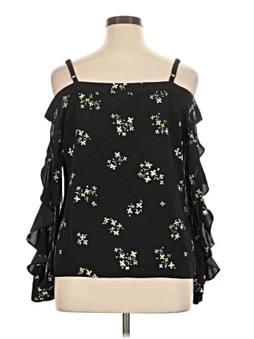 Bar III 3/4 Sleeve Blouse (view 2)