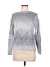 Nine West Metallic Silver Pullover Sweater Size M - photo 1