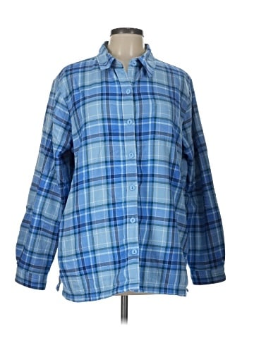 L.L.Bean Long Sleeve Button-Down Shirt (view 1)