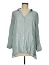 J.Jill 100% Rayon Teal 3/4 Sleeve Blouse Size Med Petite - photo 1