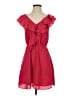 BCBGeneration Solid Red Pink Casual Dress Size XS - photo 1