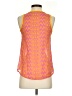 Kirra 100% Polyester Orange Sleeveless Blouse Size XS - photo 2