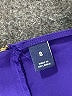 Lands' End 100% Polyester Solid Purple Short Sleeve Blouse Size 8 - photo 9