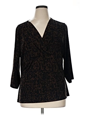 Liz & Co. 3/4 Sleeve Blouse (view 1)