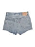 Levi's 100% Cotton Blue Denim Shorts Size 26 waist - photo 2