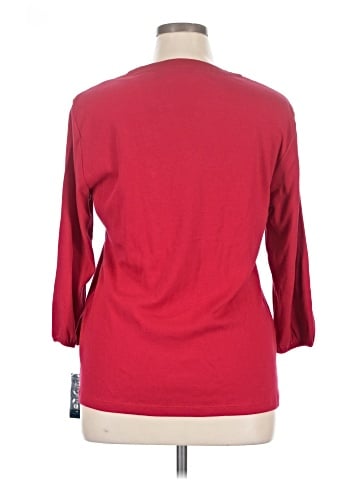 Karen Scott 3/4 Sleeve Top (view 2)