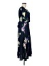 DKNY 100% Polyester Floral Black Cocktail Dress Size 8 - photo 4