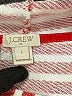 J.Crew Factory Store 100% Cotton Stripes White Red Pullover Sweater Size L - photo 4