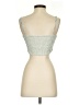 Altar'd State 100% Polyester Checkered-gingham Silver Sleeveless Top Size XS - photo 2