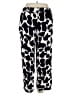 ELOQUII Print Black Casual Pants Size 14 Plus - photo 2