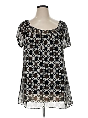 Style&Co Short Sleeve Blouse (view 1)