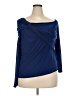 ELOQUII Blue 3/4 Sleeve Top Size 18 - 20 Plus - photo 1
