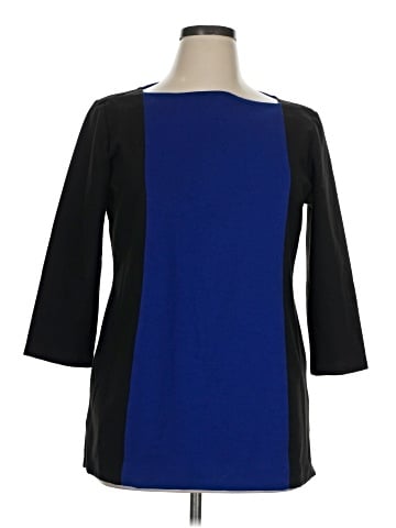 New York & Company 3/4 Sleeve Top (view 1)