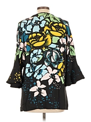 Escada 3/4 Sleeve Silk Top (view 2)